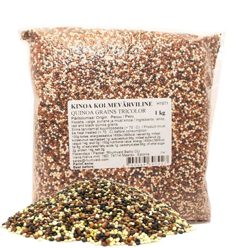Kinoa kolmevärviline 1kg