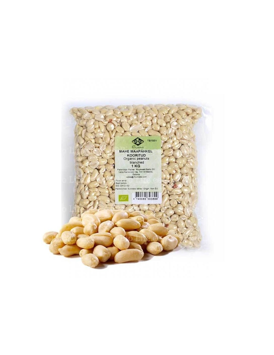 Mahe maapähkel, kooritud 1kg Mahe maapähkel, kooritud 1kg