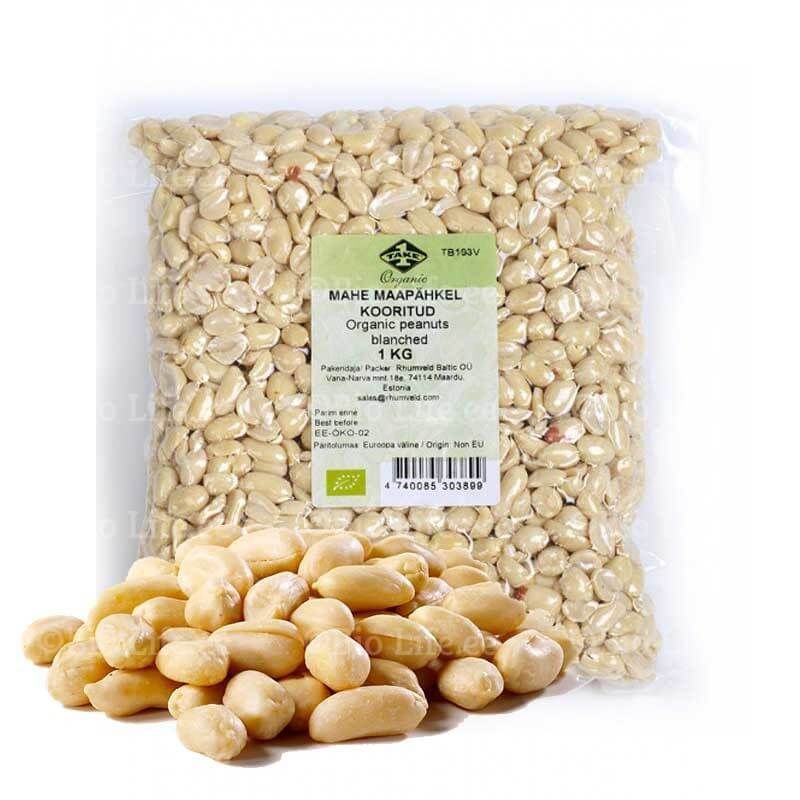 Mahe maapähkel, kooritud 1kg