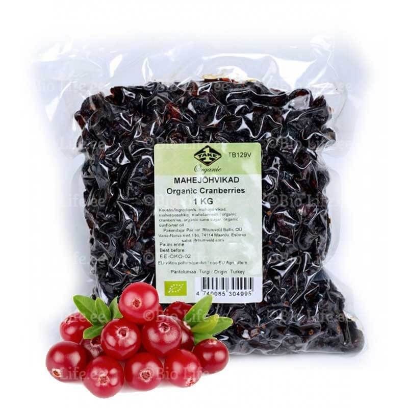 Mahe jõhvikad 1kg