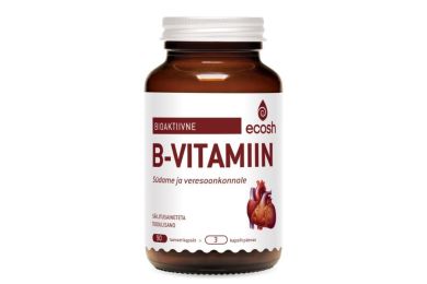 B vitamiin (B1,2,3,5,N vit ja Q10)
