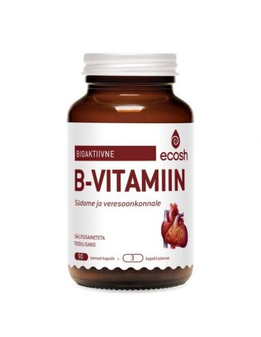 B vitamiin (B1,2,3,5,N vit ja Q10)
