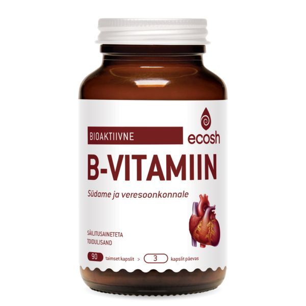 B vitamiin (B1,2,3,5,N vit ja Q10)