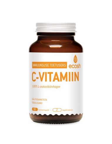 C-vitamiin, 100% L- askorbiinhape
