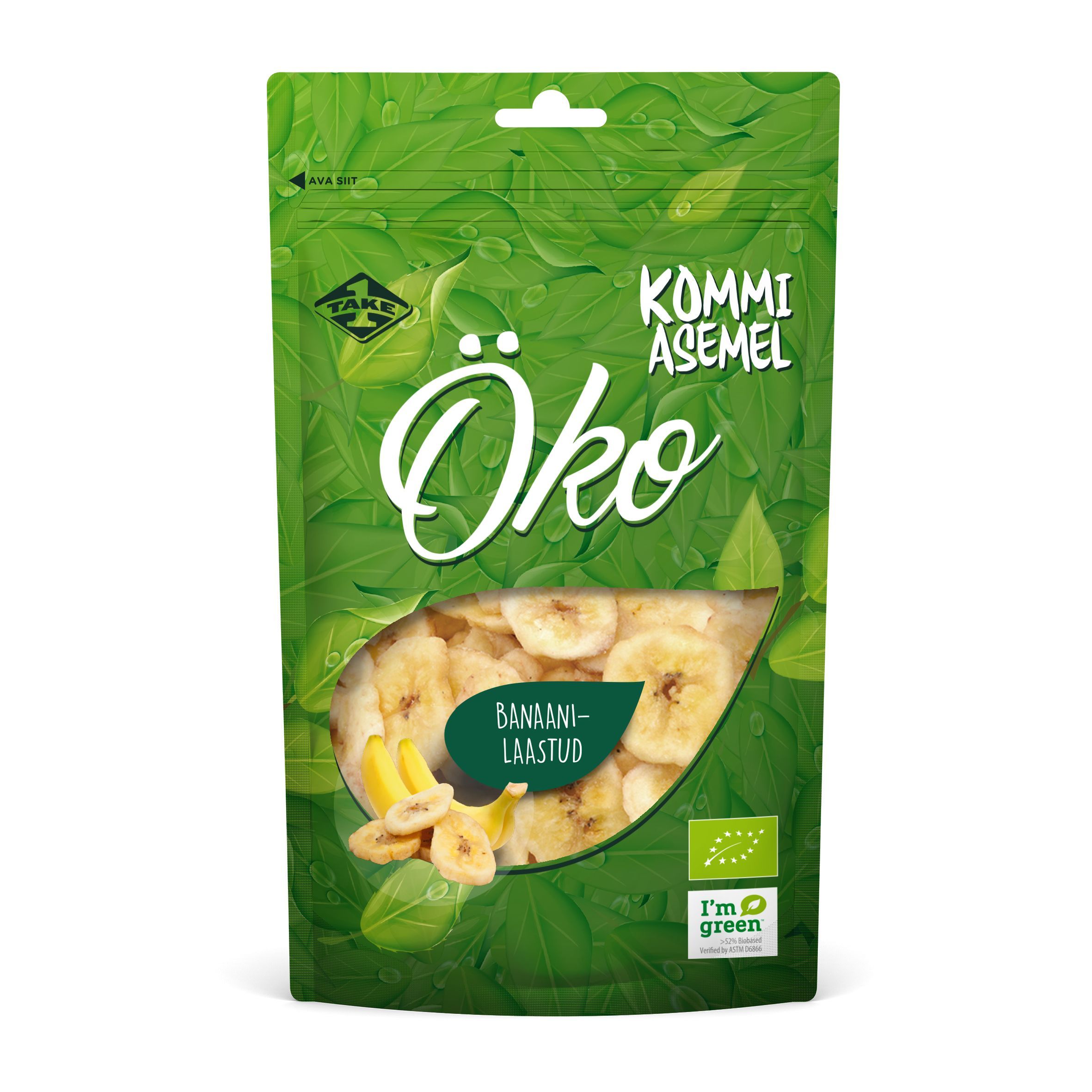 Mahe banaanilaastud 80g
