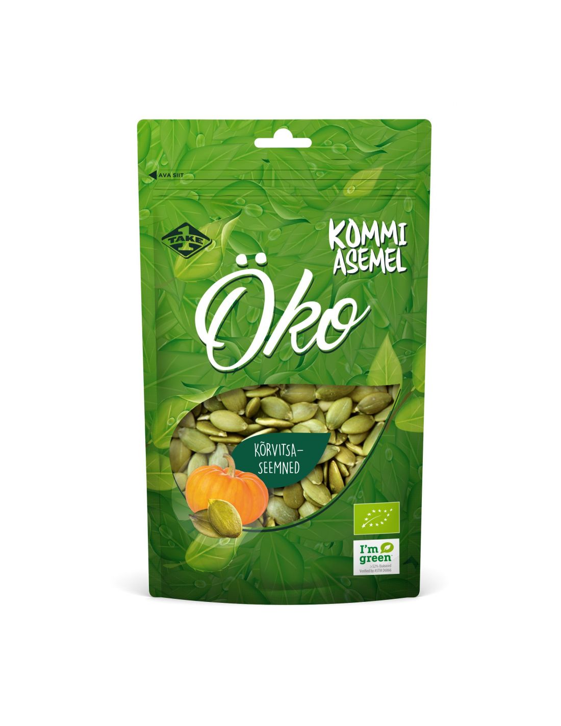 Mahe kõrvitsaseemned 140g Mahe kõrvitsaseemned 140g