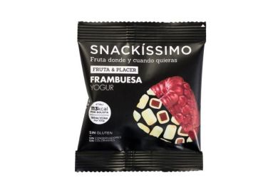 Snackissimo Vaarikas Valges Šokolaadis ja Jogurtis 25g