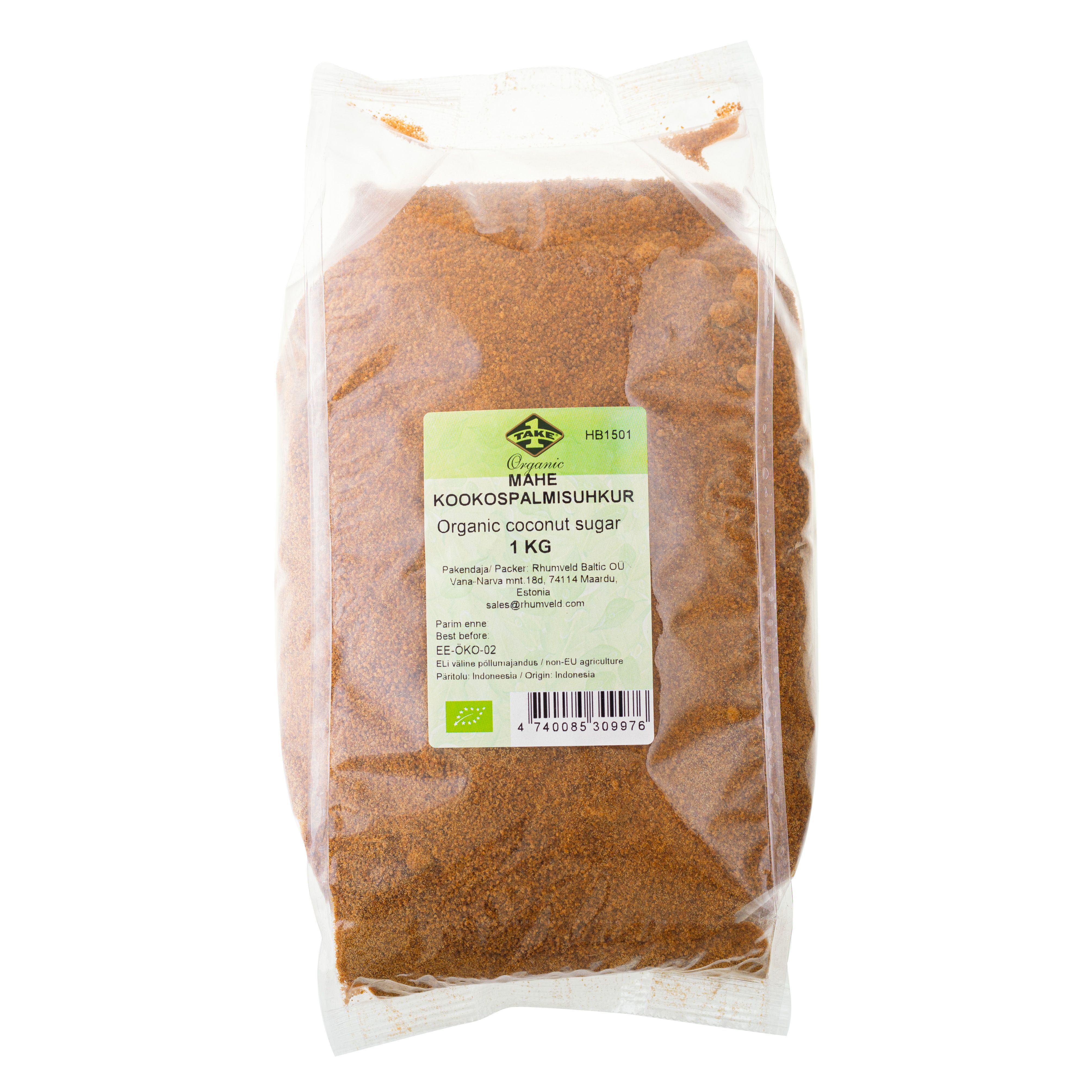 Mahe kookospalmisuhkur 1kg