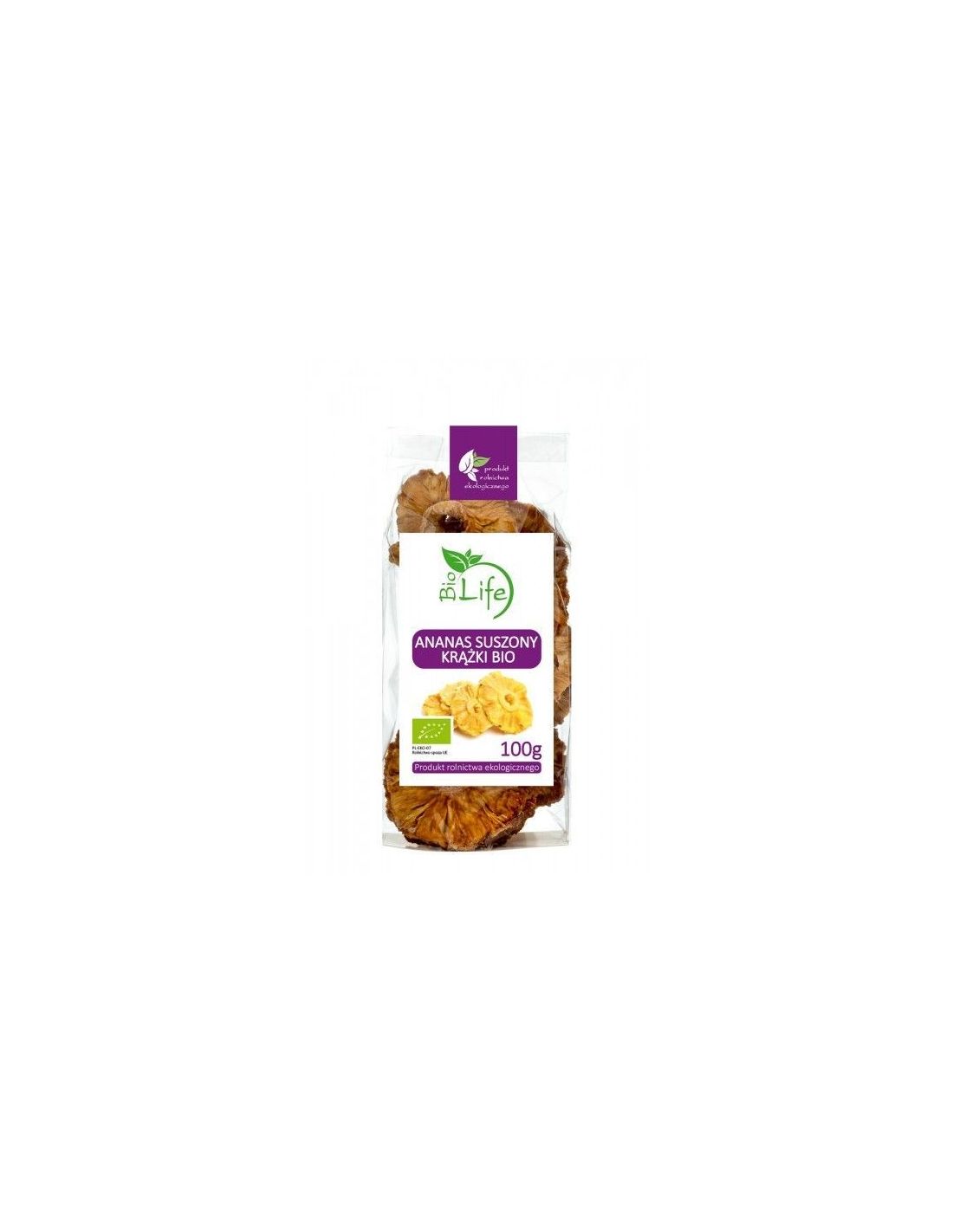 Mahe ananassirõngad 100g Mahe ananassirõngad 100g
