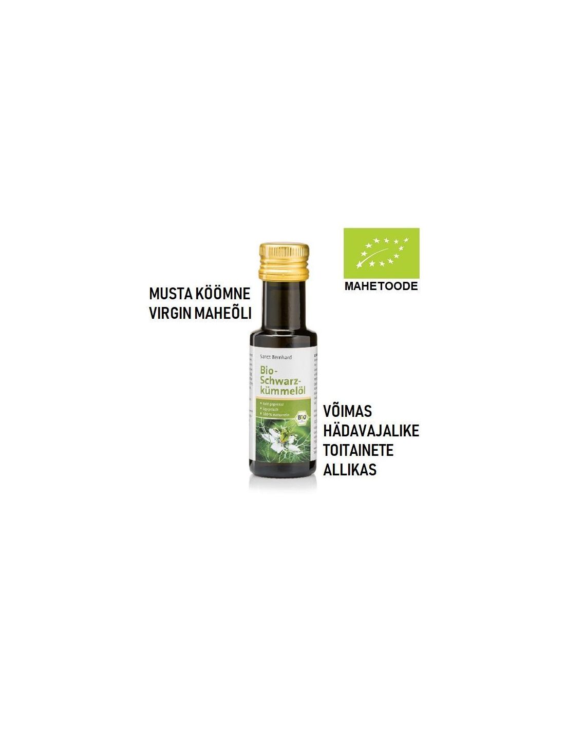 Mahe mustköömne õli 100ml Mahe mustköömne õli 100ml