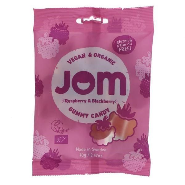 Mahe JOM Kummikommid – Mustikas ja Vaarikas 70g