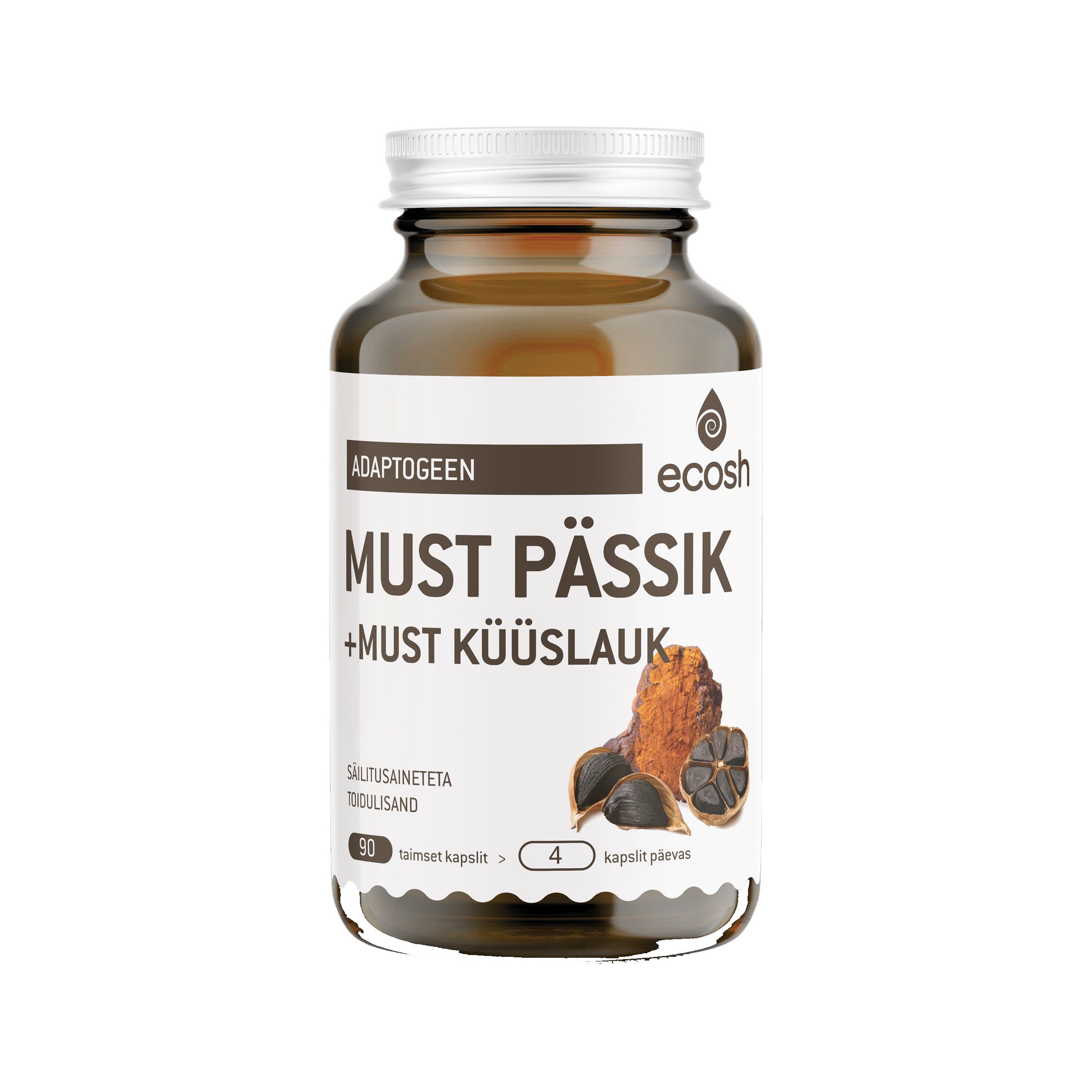 Must pässik + must küüslauk
                         