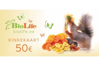 Kinkekaart 50.-
                         