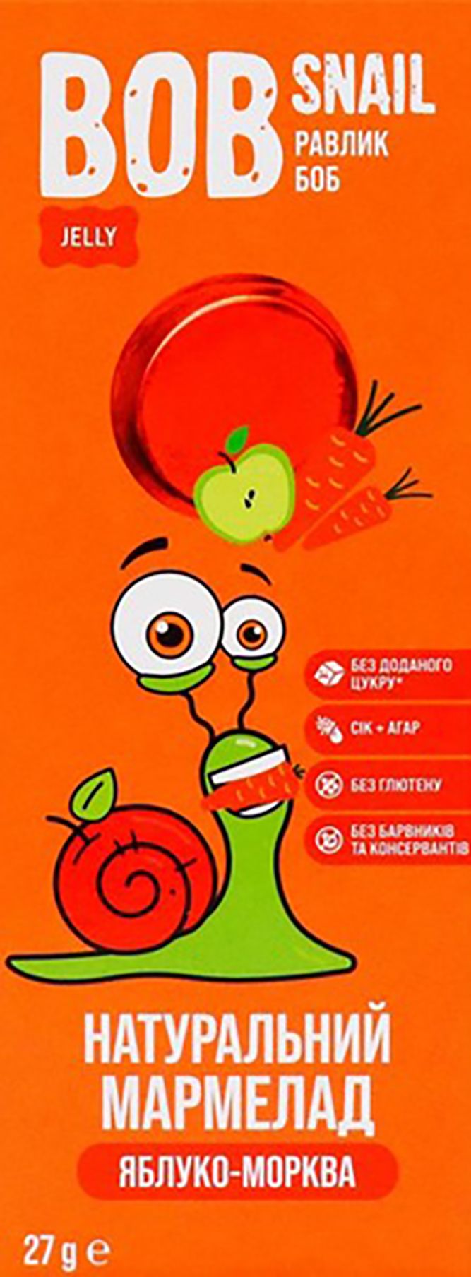 Õuna-porgandi marmelaad BOB...
                         