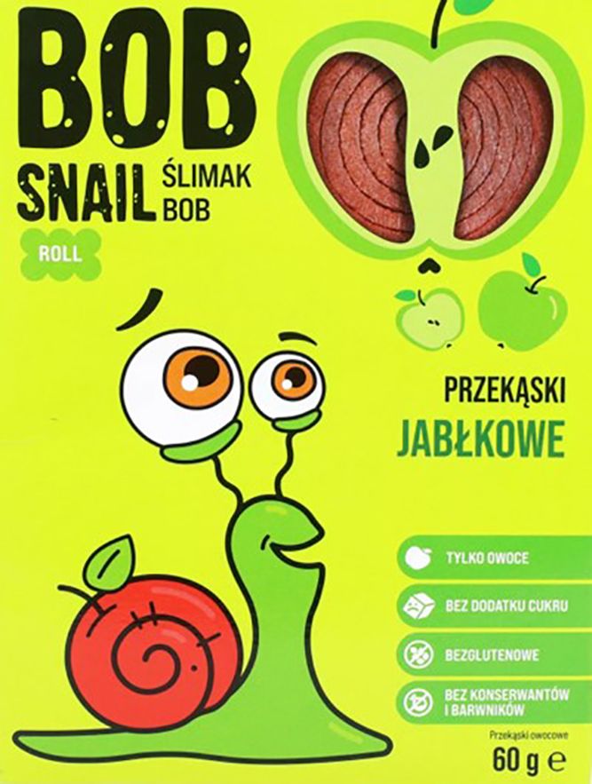 Õuna suupiste BOB SNAIL 60g
                         